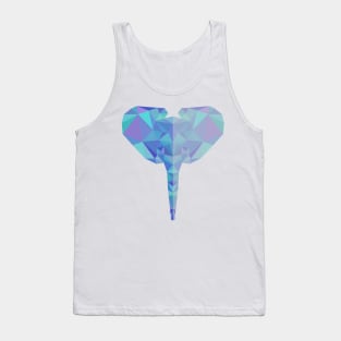 Low Poly Baby Elephant Tank Top